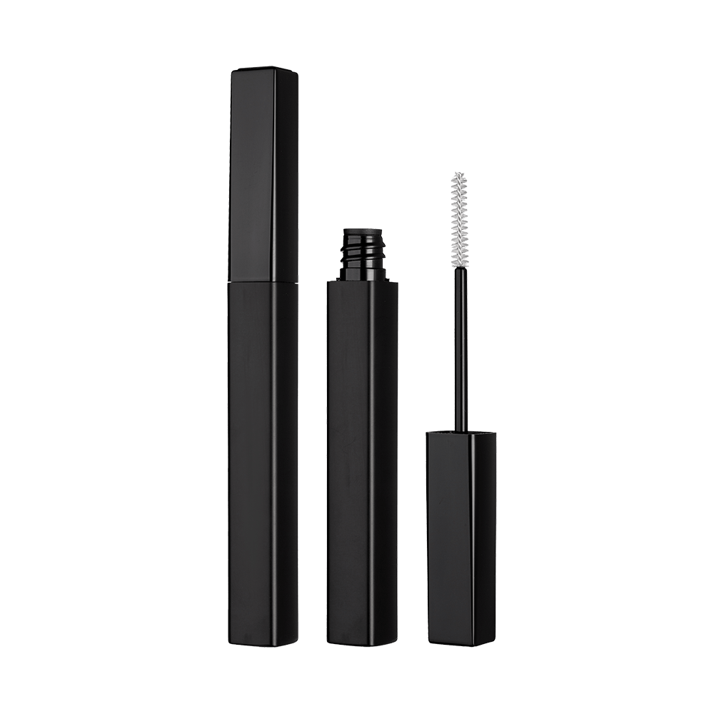 4,5 ml kwadratowa matowa czarna mała cienka aluminiowa tuba tuszu do rzęs HM1256